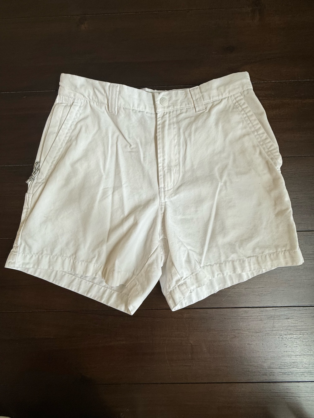 Columbia Sportswear Women’s Cotton Shorts Size 8 White 5" Inseam Hiking Casual